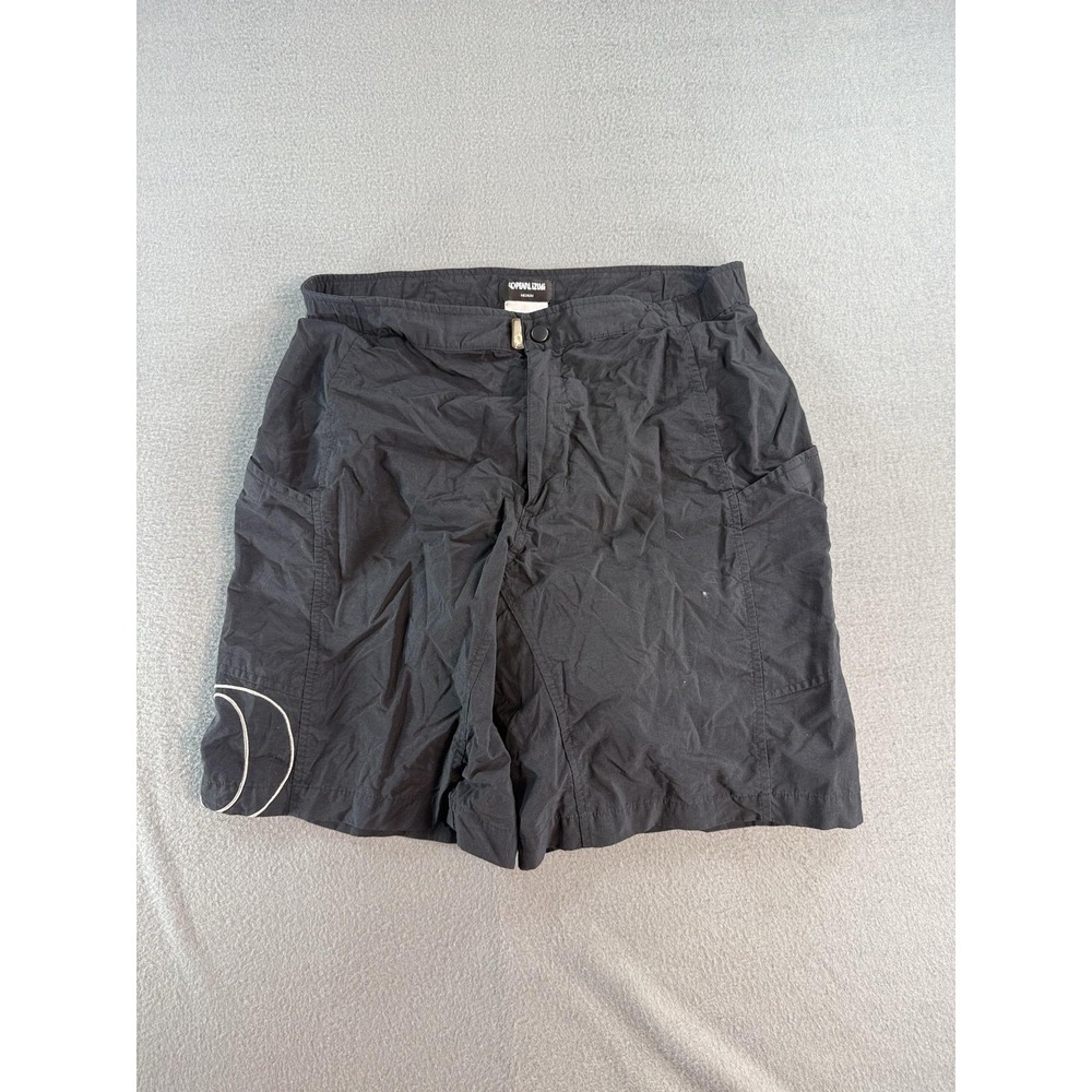 Pearl Izumi Shorts Mens M Black MTB Cycling 11 Inseam Lined Padded Quick Dry
